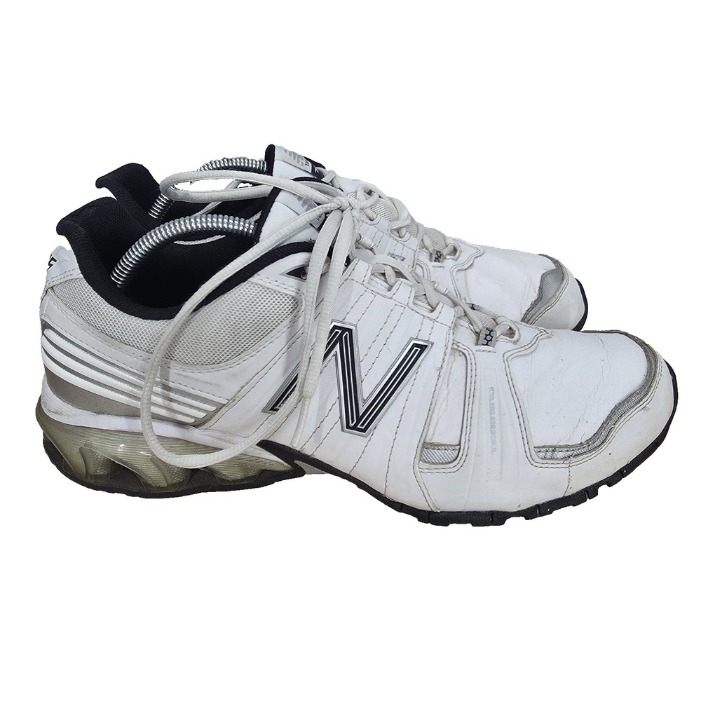 New Balance 7535 Training Shoes Mens 10.5 D White Sneakers Gym Lifting‎ Trainers